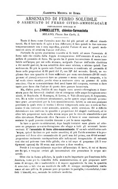 Gazzetta medica di Roma