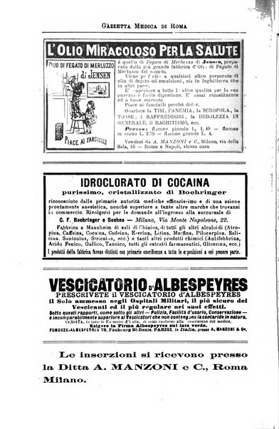 Gazzetta medica di Roma