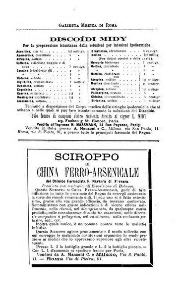 Gazzetta medica di Roma