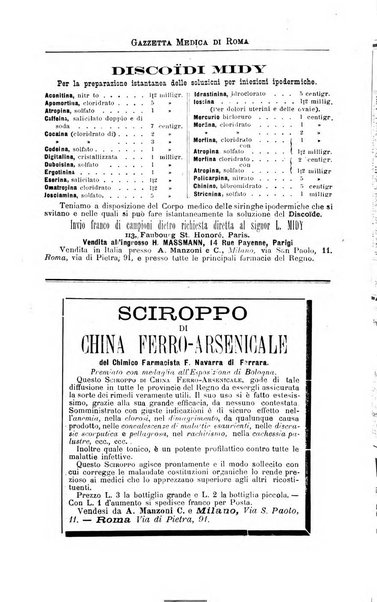 Gazzetta medica di Roma