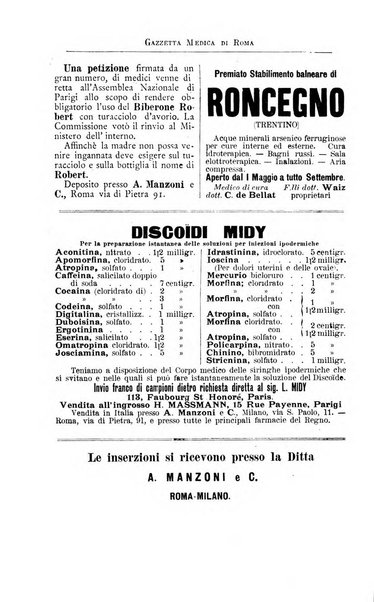 Gazzetta medica di Roma