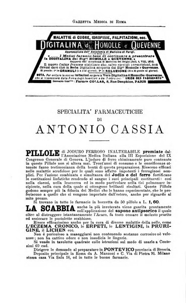 Gazzetta medica di Roma