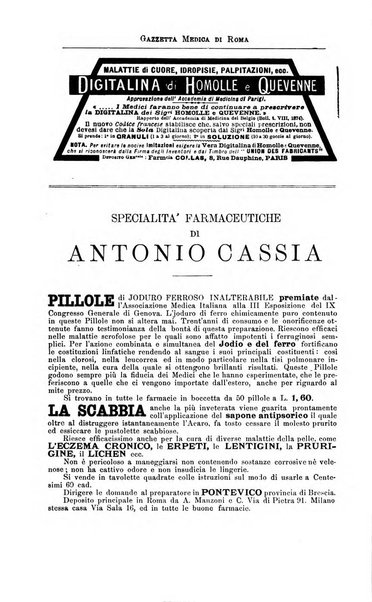 Gazzetta medica di Roma