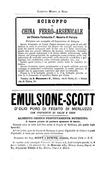 Gazzetta medica di Roma