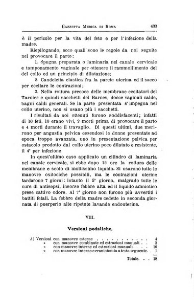 Gazzetta medica di Roma