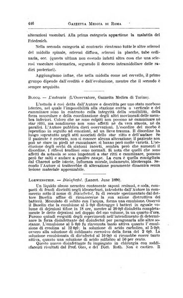 Gazzetta medica di Roma