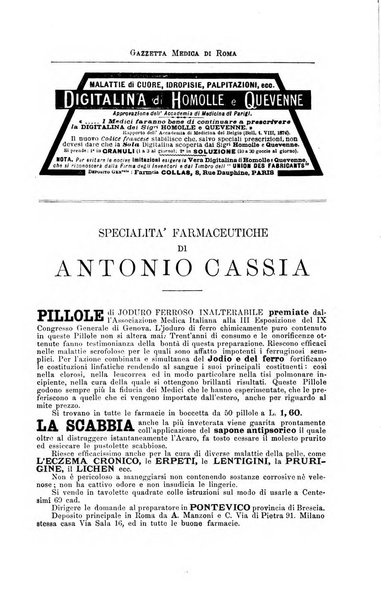 Gazzetta medica di Roma