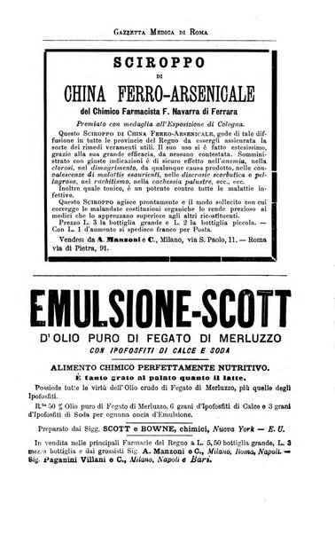 Gazzetta medica di Roma