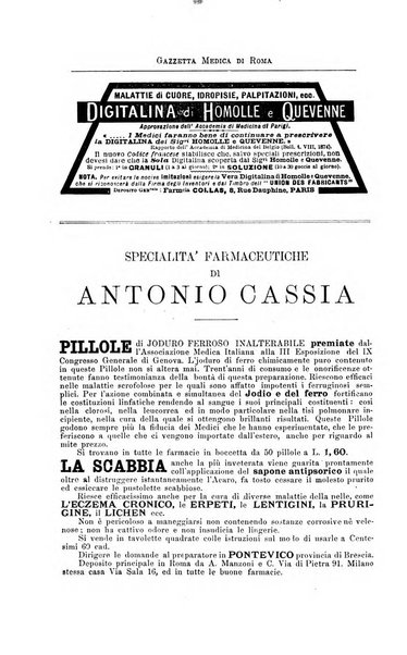 Gazzetta medica di Roma