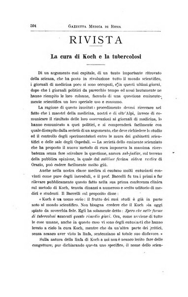 Gazzetta medica di Roma