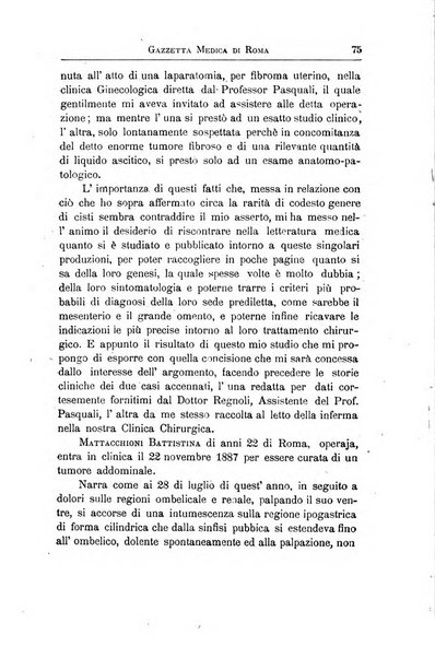 Gazzetta medica di Roma