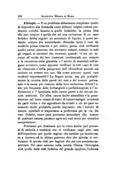 Gazzetta medica di Roma