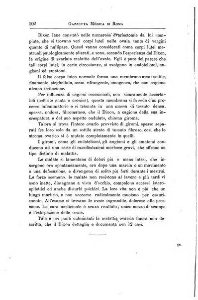 Gazzetta medica di Roma