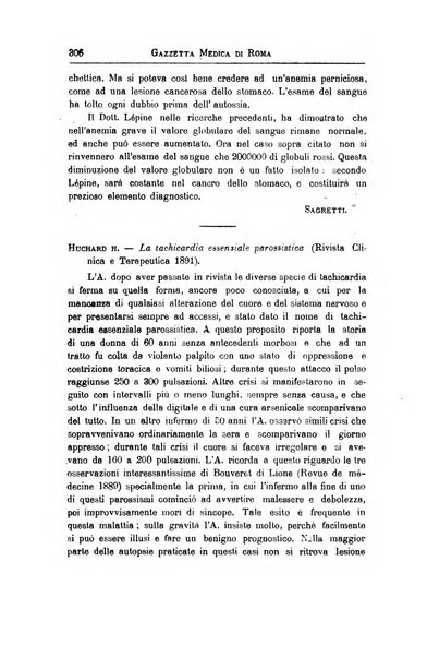 Gazzetta medica di Roma