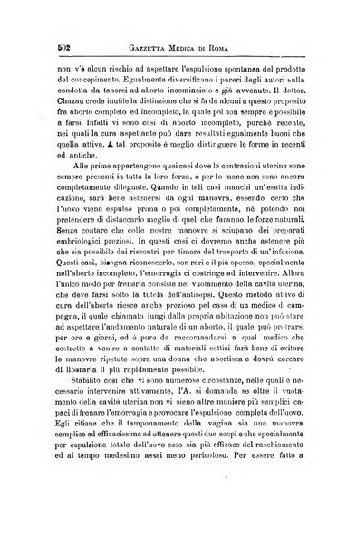 Gazzetta medica di Roma