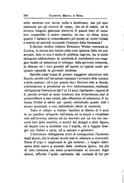 Gazzetta medica di Roma