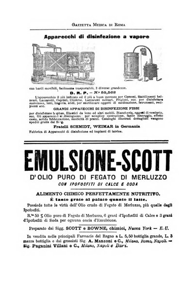 Gazzetta medica di Roma