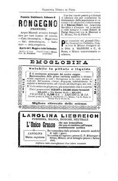 Gazzetta medica di Roma