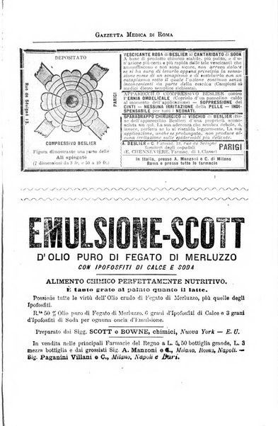 Gazzetta medica di Roma