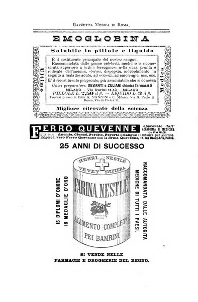 Gazzetta medica di Roma