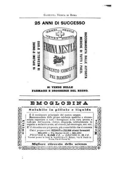 Gazzetta medica di Roma