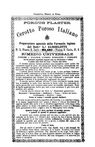 Gazzetta medica di Roma