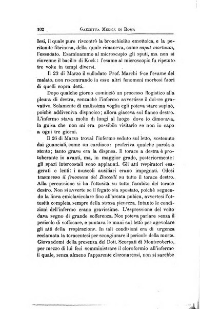 Gazzetta medica di Roma