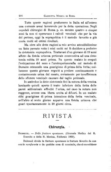 Gazzetta medica di Roma