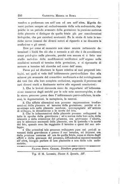 Gazzetta medica di Roma