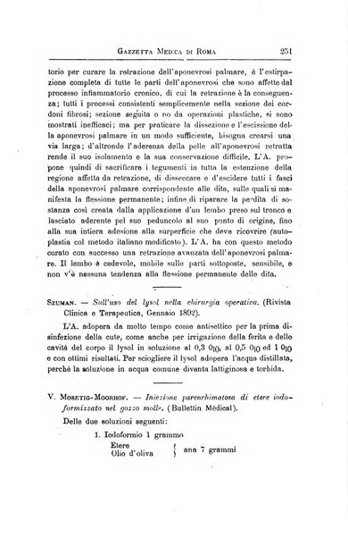 Gazzetta medica di Roma