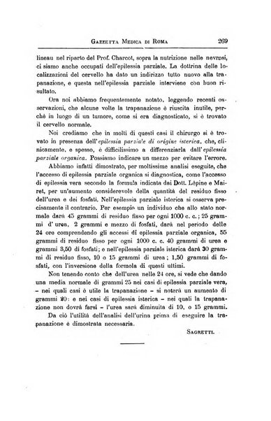 Gazzetta medica di Roma