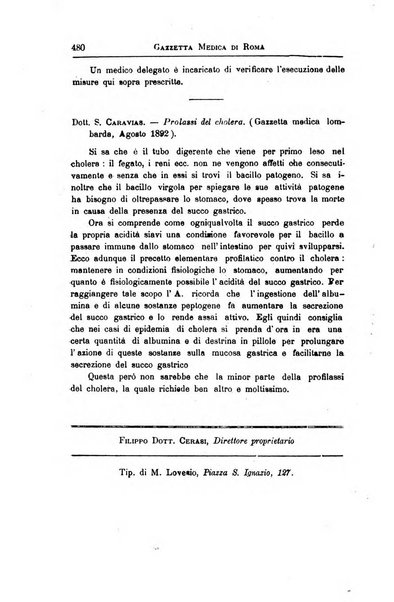 Gazzetta medica di Roma