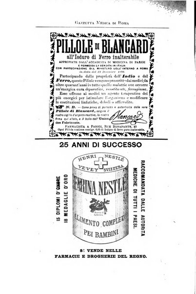 Gazzetta medica di Roma