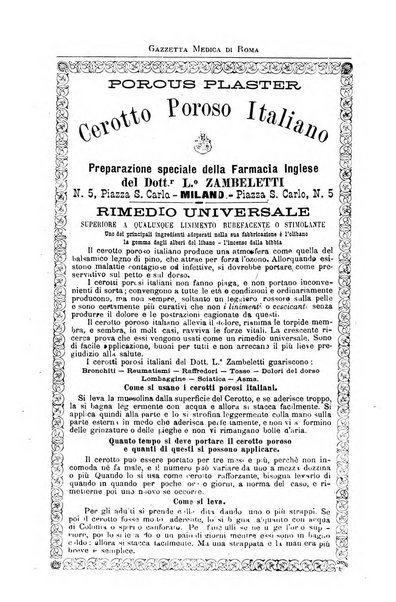 Gazzetta medica di Roma