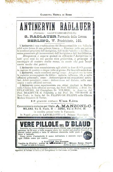 Gazzetta medica di Roma