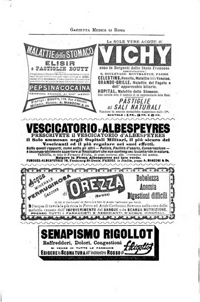 Gazzetta medica di Roma