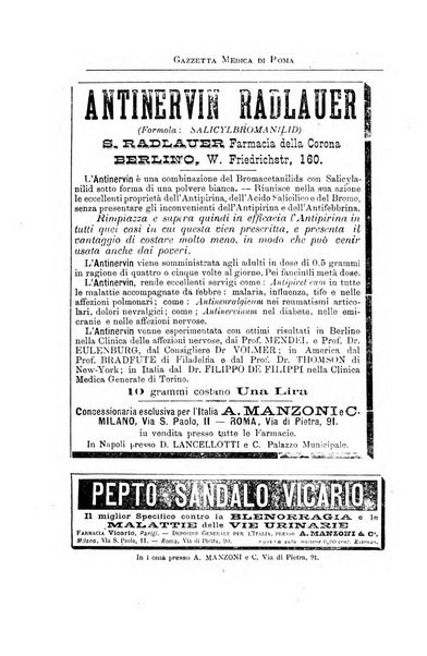 Gazzetta medica di Roma