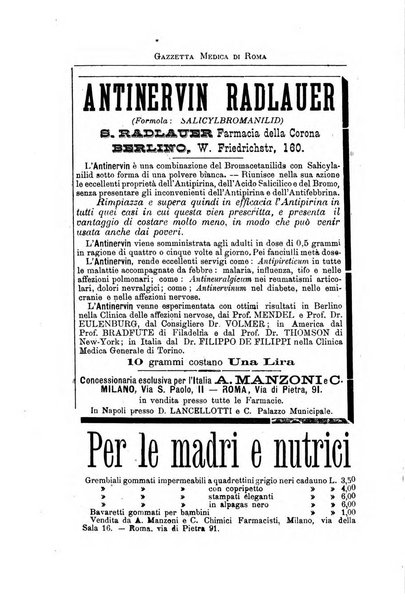 Gazzetta medica di Roma