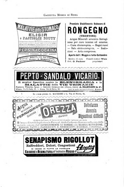 Gazzetta medica di Roma