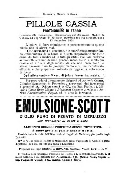 Gazzetta medica di Roma