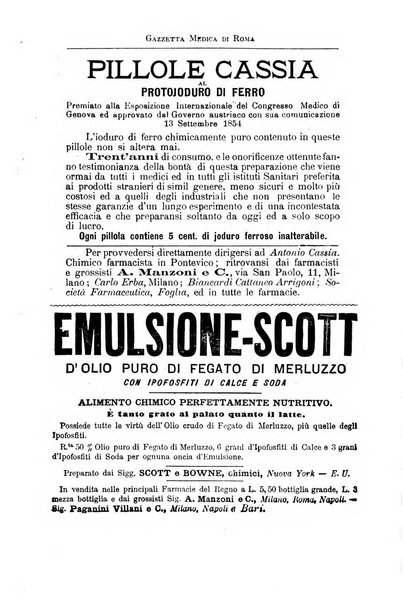 Gazzetta medica di Roma