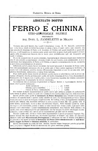 Gazzetta medica di Roma