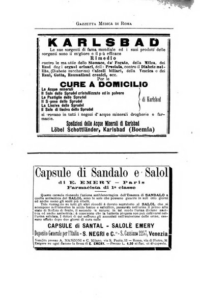 Gazzetta medica di Roma