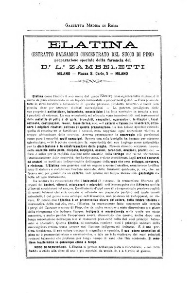 Gazzetta medica di Roma