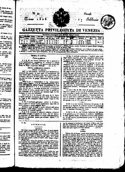 Gazzetta privilegiata di Venezia