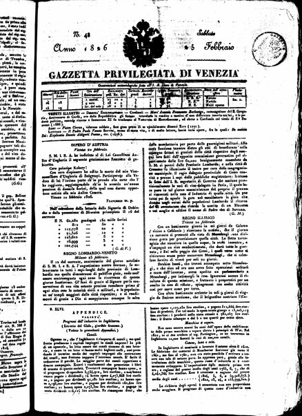 Gazzetta privilegiata di Venezia