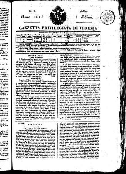 Gazzetta privilegiata di Venezia