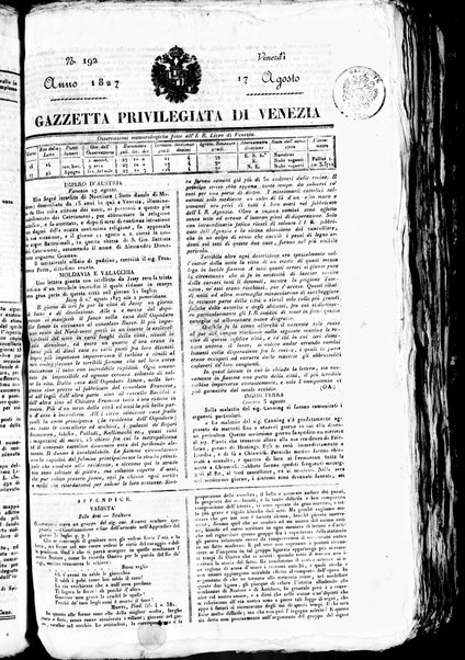 Gazzetta privilegiata di Venezia