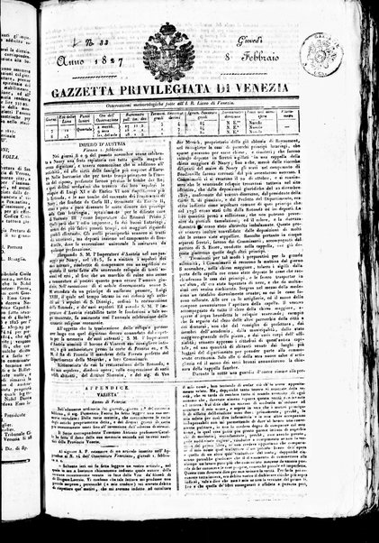 Gazzetta privilegiata di Venezia