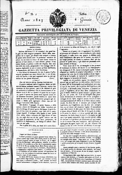 Gazzetta privilegiata di Venezia